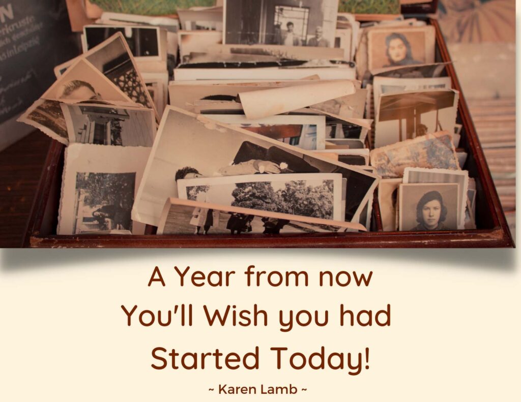 A year from now you'll wish you had started today!